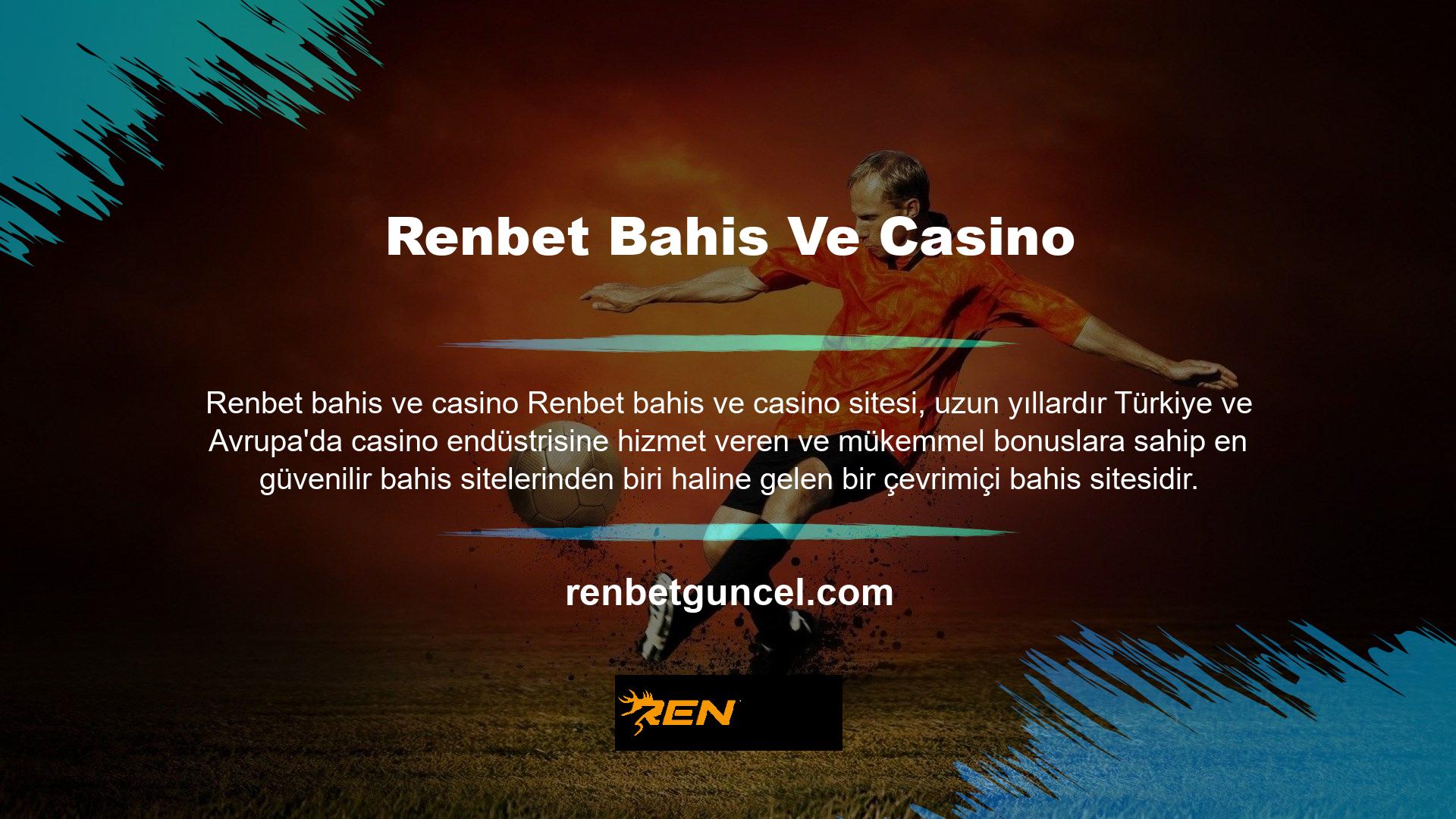 Renbet Services web sitesi müşterileri çoğu avantajdan yararlanabilir